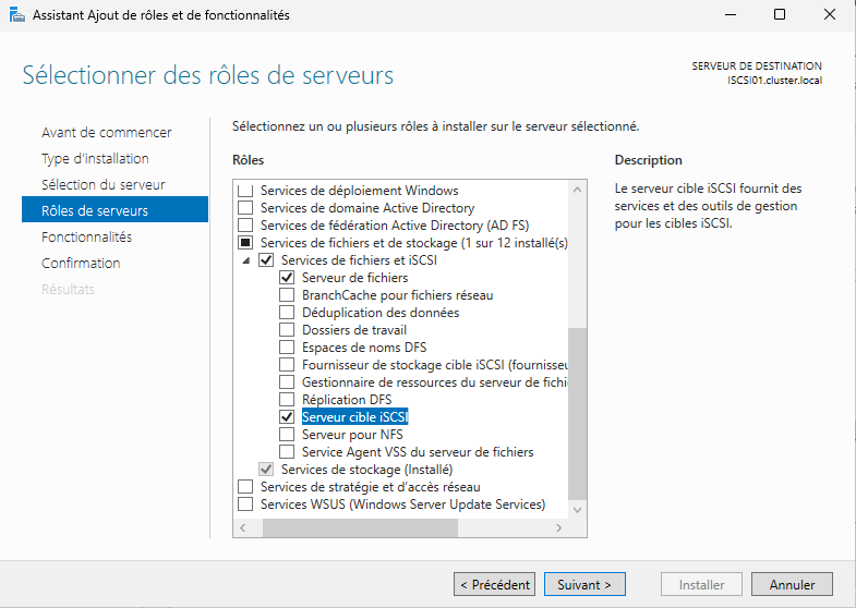 Target iSCSI